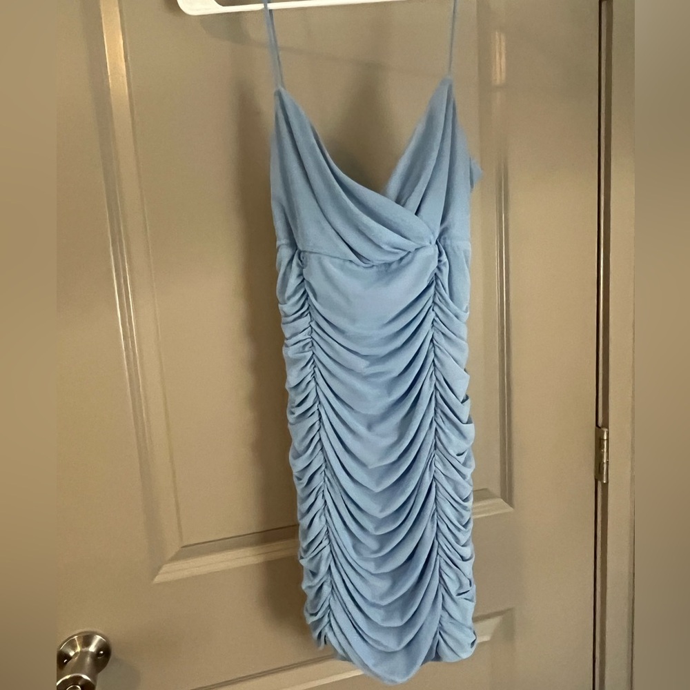 lucy in the sky light blue dress